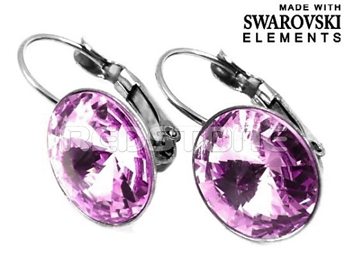 Náušnice Swarovski Elements RED8009